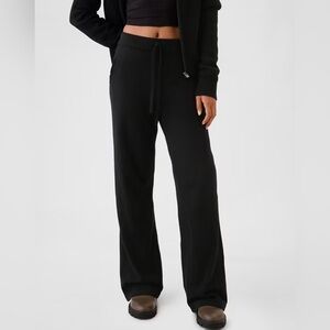 Gap Cashsoft Black Cozy Sweater Soft Loungewear Pants NWT M